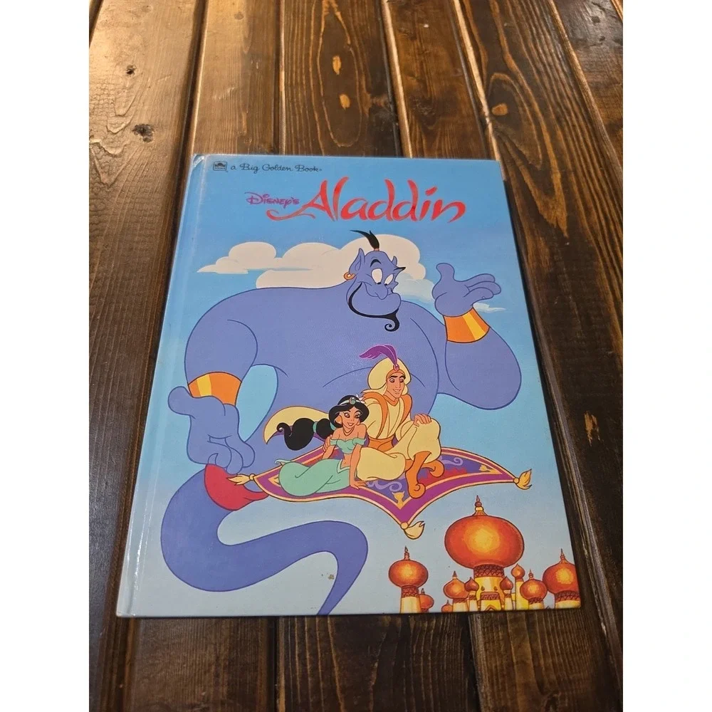 Disney's Aladdin Big Golden Book Hardcover 1992